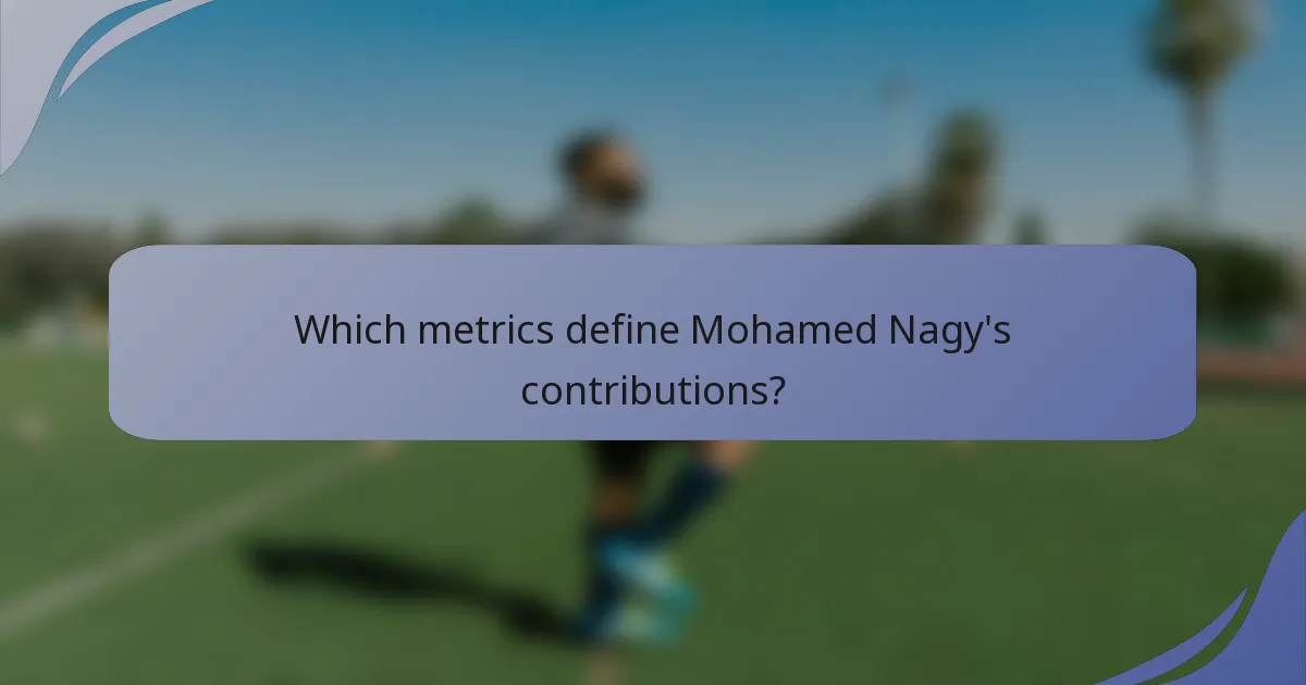 Which metrics define Mohamed Nagy's contributions?